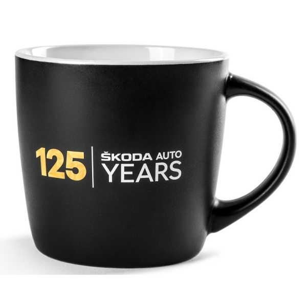 Cana Ceramica Oe Skoda 125 Years Anniversery Negru 000069601BS