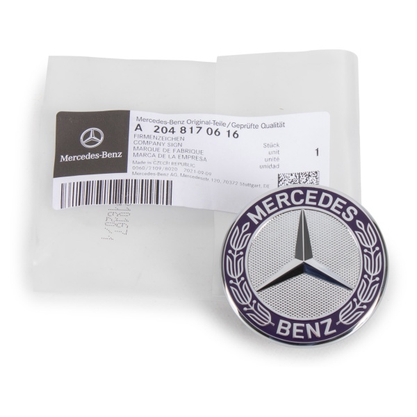 Emblema Capota Fata Oe Mercedes-Benz C-Class C204 2011-2014 Ø 57mm 2048170616