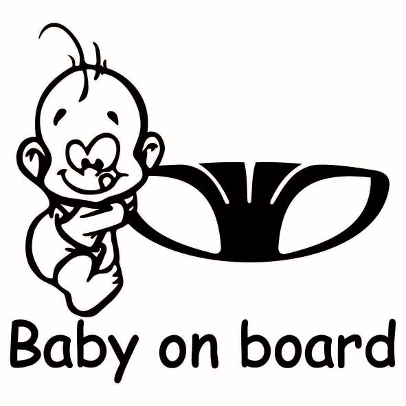 Sticker Baby On Board Daewoo TCL0110