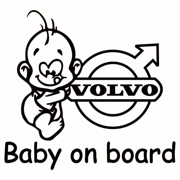 Sticker Baby On Board Volvo TCL0125