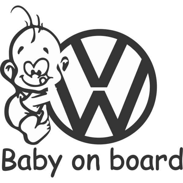 Sticker Baby On Board Volkswagen TCL0126