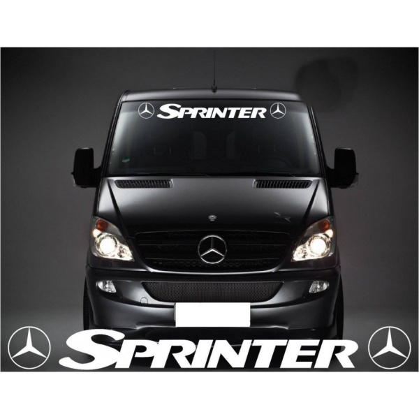 Sticker Parbriz Mercedes-Benz Sprinter 120CM Alb SA062