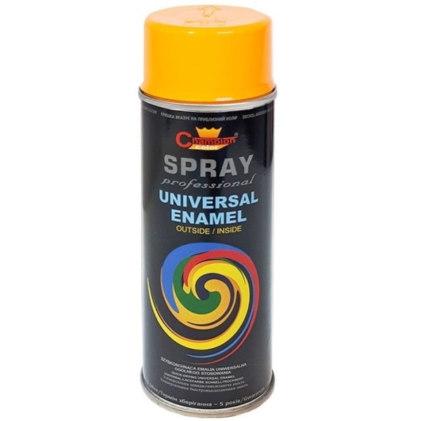 Spray Vopsea Profesional Champion Color Galben Traffic Yellow Ral 1023 400ML TCT-4870