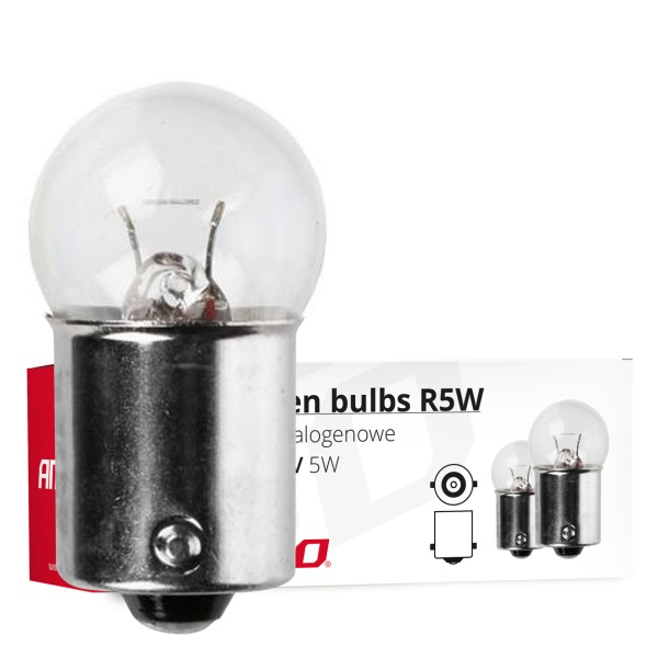 Becuri Cu Halogen R5w Ba15s 24v 10buc Amio 01003