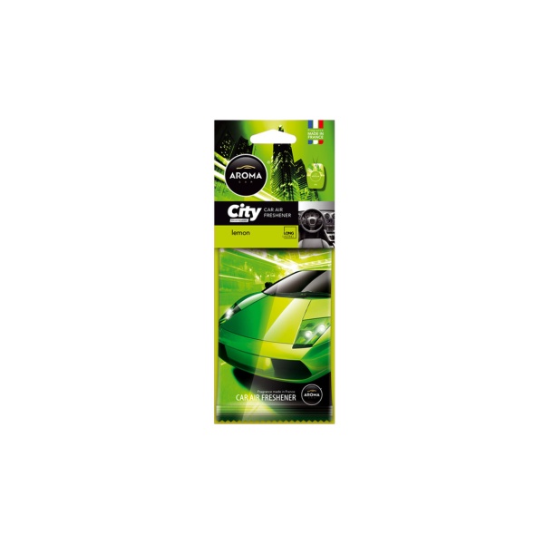 Odorizant Auto Aroma Car City Card Lemon Amio A92714