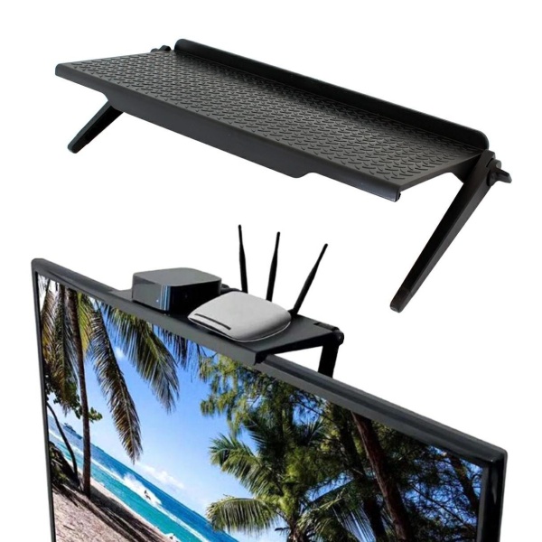 Etajera TV / Monitor din ABS, reglabila, dimensiune 30 x 11 cm AVX-SL4
