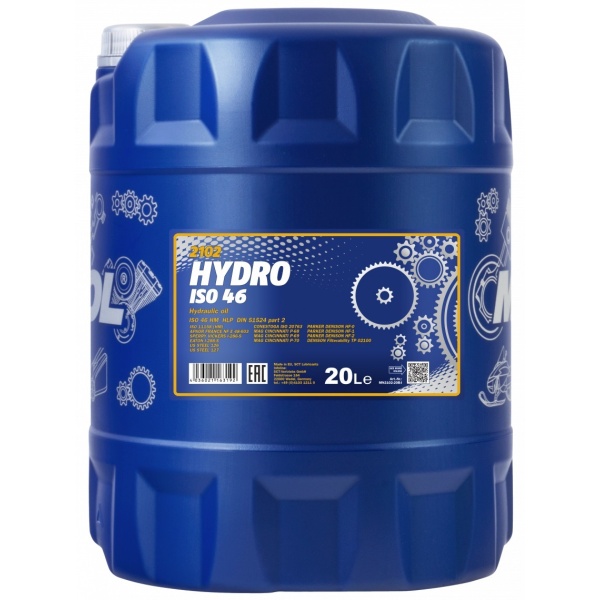 Ulei Hidraulic Mannol Hydro Iso 46 HM 20L MN2102-20