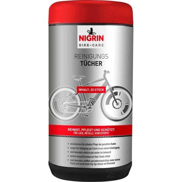 Nigrin Bike-Care Șervețele Curățare Bicicletă 20 Buc 50085