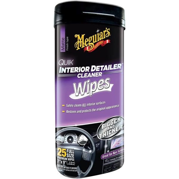 Meguiar's Quik Interior Detailer Servetele Curatare Interior 25 Buc G13600MG