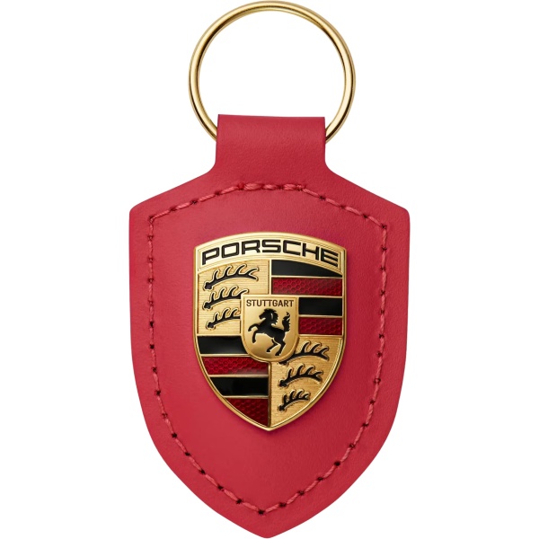 Breloc Cheie Oe Porsche Piele Rosu WAP0500920E