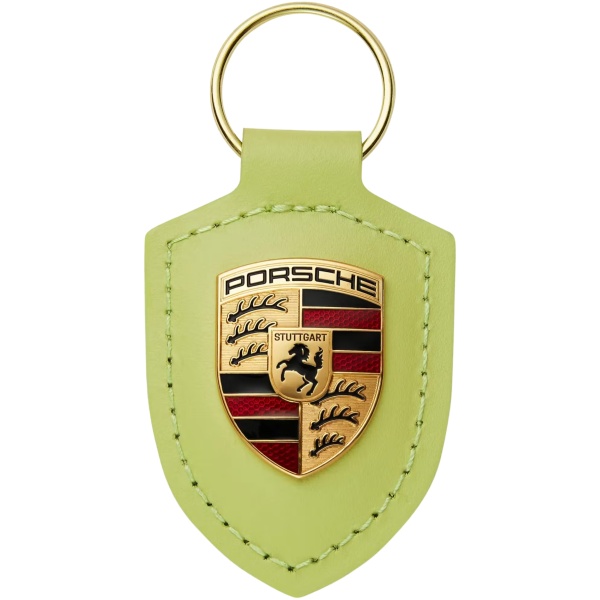 Breloc Cheie Oe Porsche Piele Cartagena Yellow Metallic Verde WAP0503570SWSA