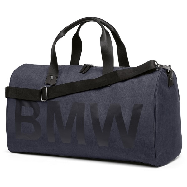 Geanta Oe Bmw Duffle Modern Piele De Vaca Bleumarin / Negru 80222454684