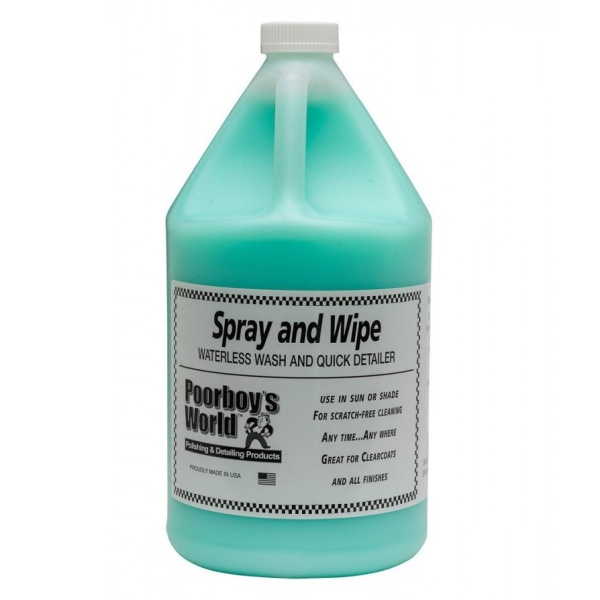 Solutie Detailing Rapid Poopboy's World Spray & Wipe Waterless 3.78L PB-SAW-128