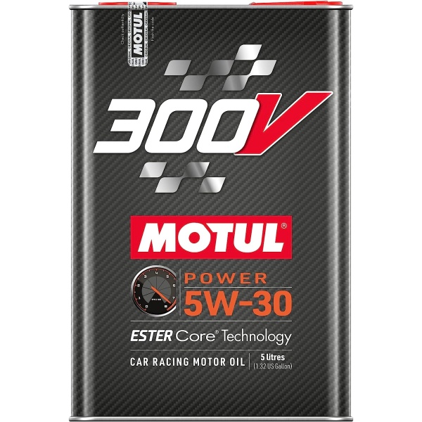 Ulei Motor Motul 300V Ester Core® Technology Car Racing Motor Oil 4T 5W-30 5L 110815