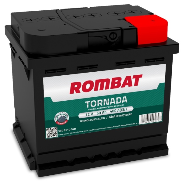 Baterie Rombat Tornada 50Ah 480A 5503510048ROM