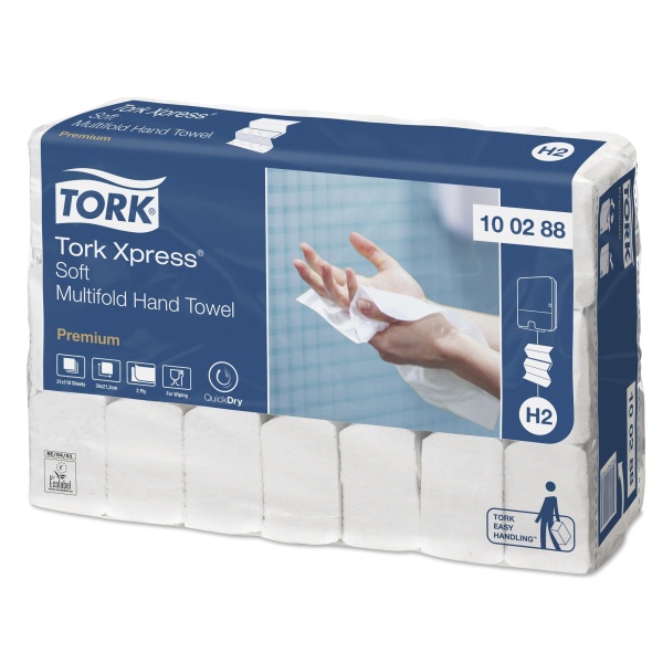 Tork Prosoape Pentru Maini Pliate Xpress Soft Multifold Pachet 100 Buc 100297