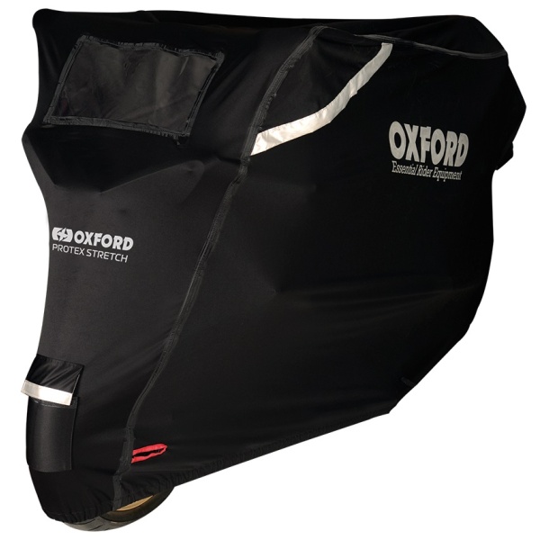 Husa Moto Exterior Oxford Protex Stretch Outdoor CV1 Negru Marimea XL CV163