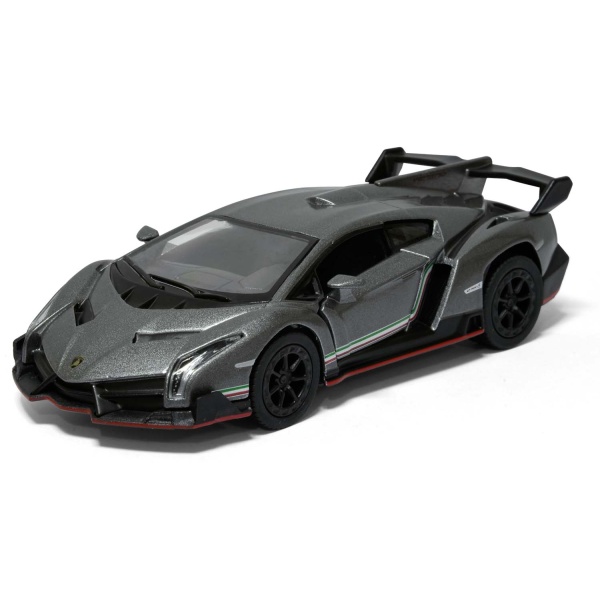 Macheta Kinsmart Lamborghini Veneno 1:36 Gri KT5367