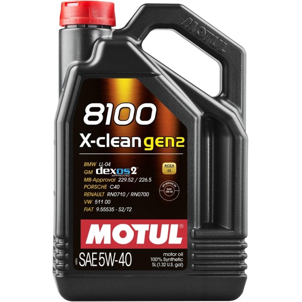 Ulei Motor Motul 8100 X-Clean Gen2 5W-40 5L 109762