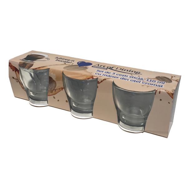 Set 3 Cesti Cafea Heinner 110ML 31517026