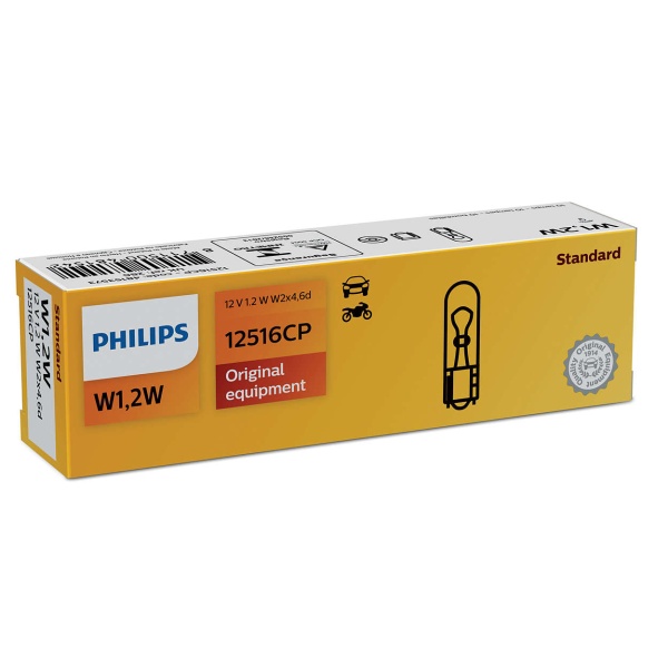 Bec Philips W1.2W 12V 1.2W 12516CP
