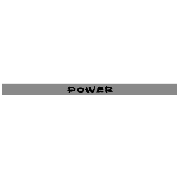 Abtibild Parasolar “Power” Parbriz/luneta Diverse Culori 011023-1