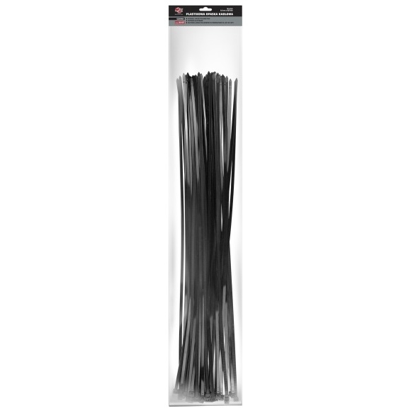 MA Professional Set 100 Buc Colier Plastic 9X920MM Negru 20-H27