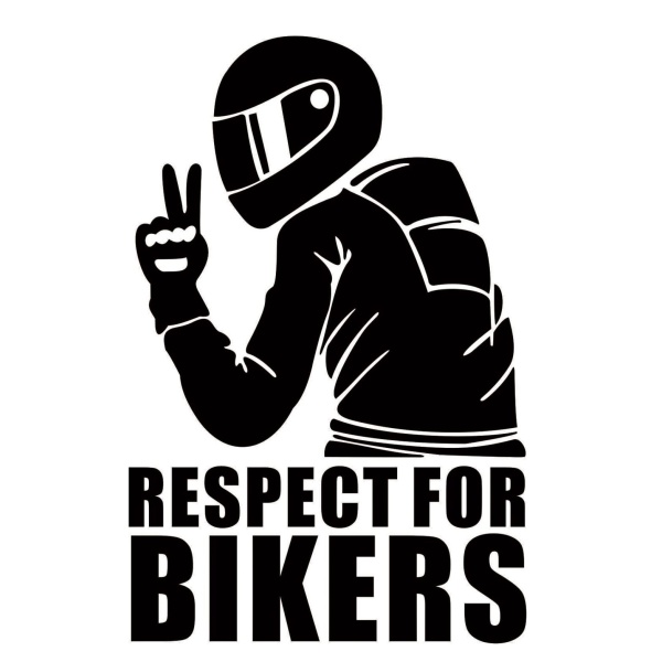 Abtibild “Respect For Bikers” Diverse Culori 300923-11