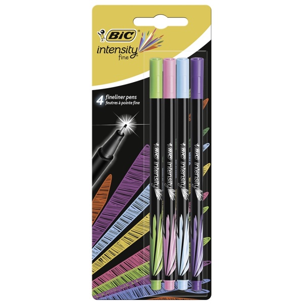 Bic Fineliner Intensity Fine 4 Bucati 687776