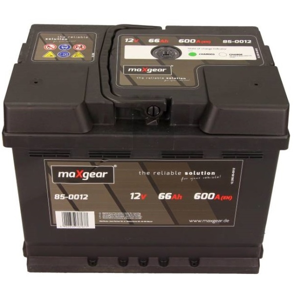 Baterie Maxgear 66Ah 600A 12V 85-0012