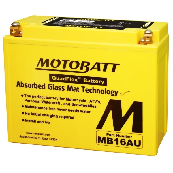 Baterie Moto Motobatt 20,5Ah 230A 12V MB16AU