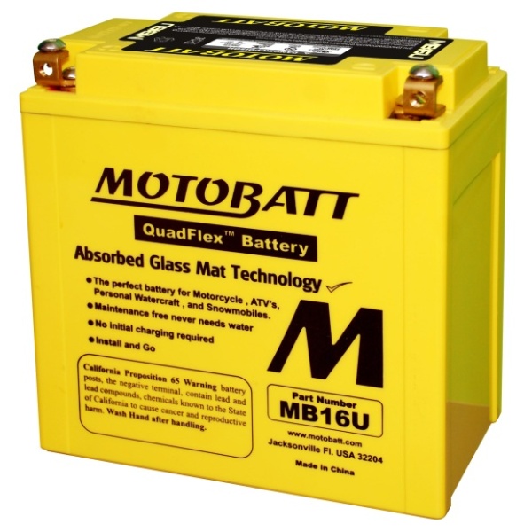 Baterie Moto Motobatt 20Ah 240A 12V MB16U