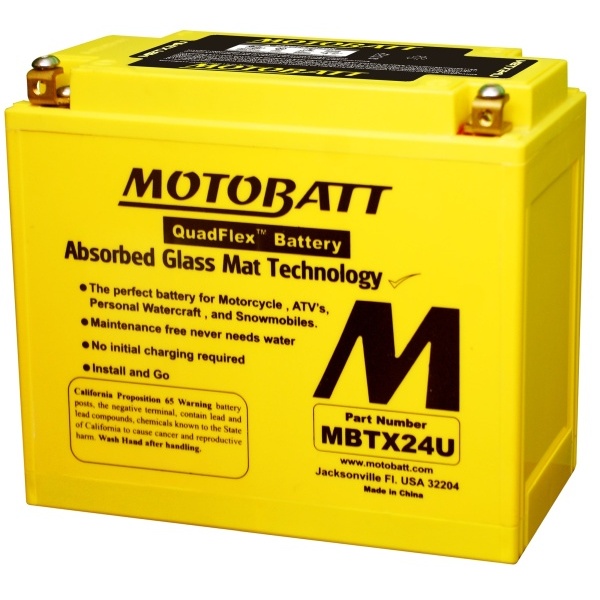 Baterie Moto Motobatt 25Ah 300A 12V MBTX24U