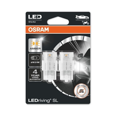Led Osram W21W 12V 1,3W W3X16D 6000K LEDriving SL 7505DYP-02B