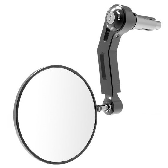 Oglinda Retrovizoare Moto Dreapta Capat Ghidon Oxford Premium Aluminium Mirror Single RHS OX710