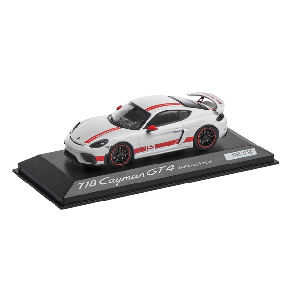 Macheta Oe Porsche 718 Cayman Cayman GT4 Sports Cup Edition DieCast 2017→ 1:43 Editie Limitata WAP0204140LEXC