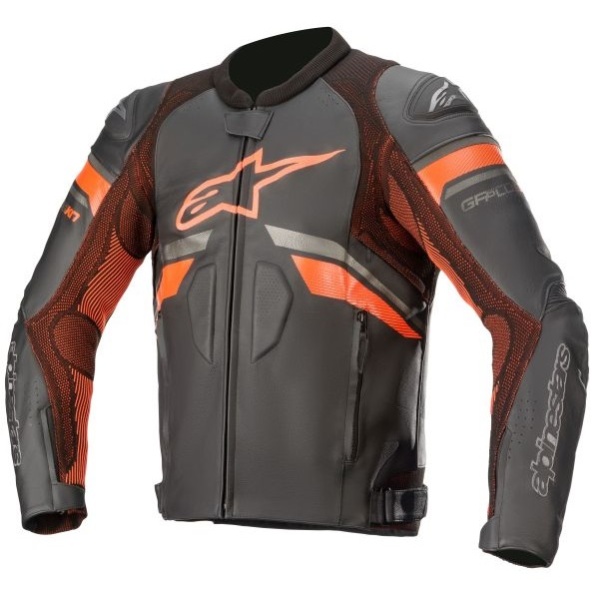 Geaca Moto Barbati Alpinestar GP Plus R V3 RideKnit Negru / Rosu Marimea 52 3100321103052