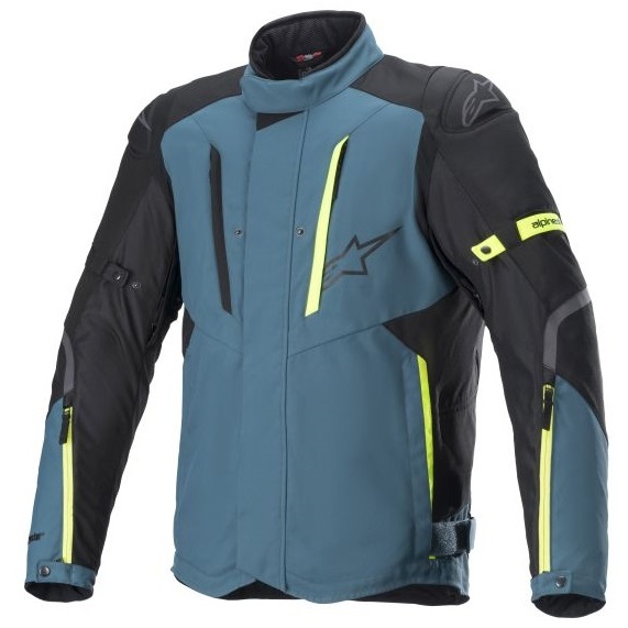 Geaca Moto Barbati Alpinestar RX-5 DryStar Negru / Galben / Albastru Marimea 2XL 320522271712XL