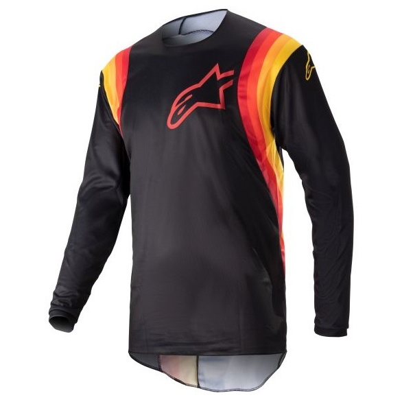 Bluza Moto Barbati Alpinestar Fluid Corsa Galben / Negru / Portocaliu / Rosu Marimea 2XL 3762523102XL