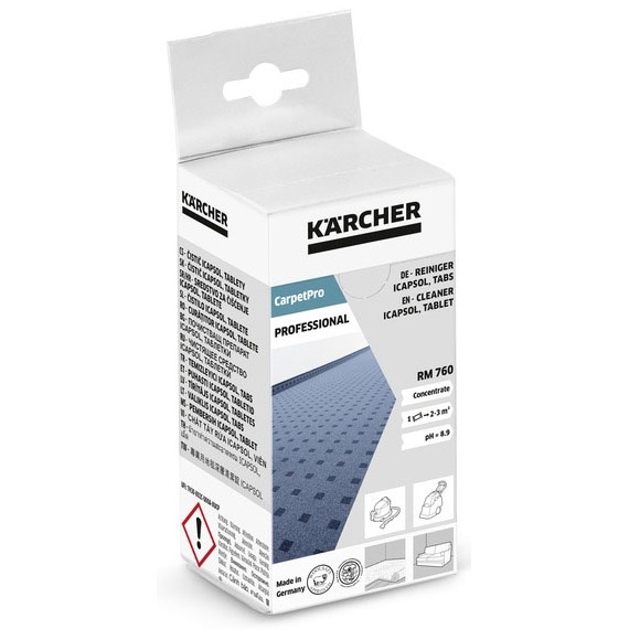 Detergent Concentrat Curatare Suprafete Karcher Carpet Pro RM 760 ICapsol OA 0.3Kg 6.295-850.0