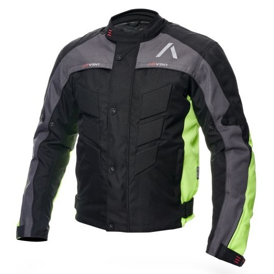 Geaca Moto Barbati Adrenaline Pyramid 2.0 PPE Negru / Gri / Fluorescent / Galben Marimea 2XL A0201/20/50/2XL