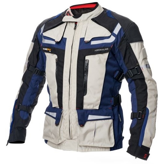 Geaca Moto Barbati Adrenaline Cameleon 2.0 PPE Bej / Albastru Navy Marimea XL A02512030XL