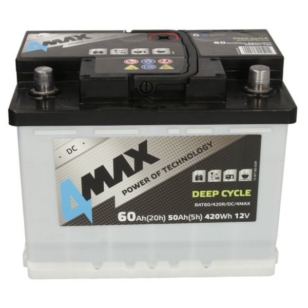 Baterie 4Max 60Ah 12V BAT60420RDC4MAX