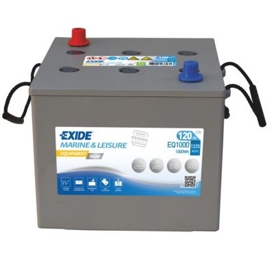 Baterie Exide Equipment Agm, Marine & Leisure 120Ah 1225A 12V EQ1000