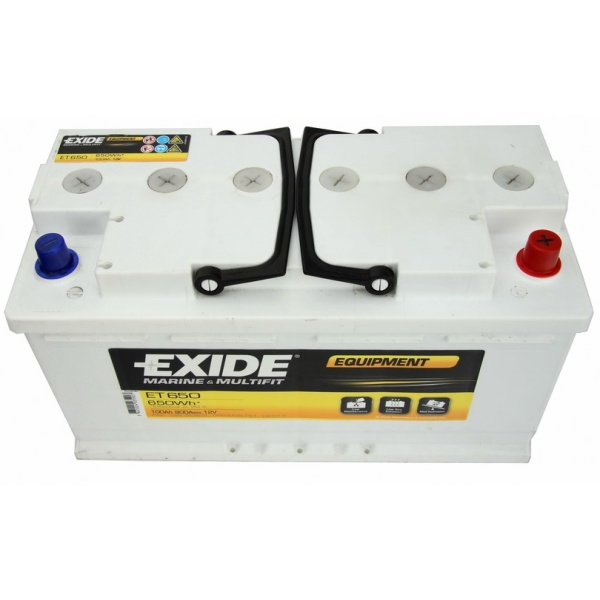 Baterie Exide Equipment, Marine & Multifit 100Ah 800A 12V ET650