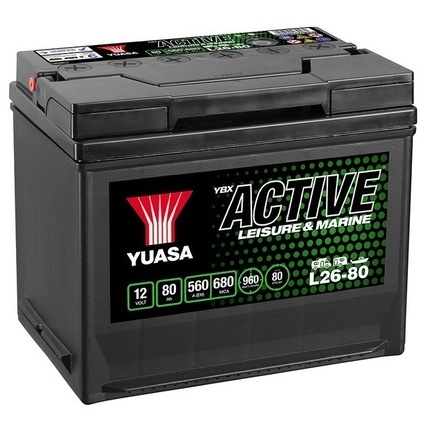 Baterie Yuasa Active Leisure & Marine 12V 80Ah 560A L26-80