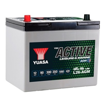 Baterie Yuasa Active Leisure & Marine AGM 12V 90Ah 300A L26-AGM