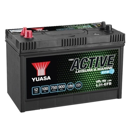 Baterie Yuasa Active Leisure & Marine EFB 12V 100Ah 750A L31-EFB