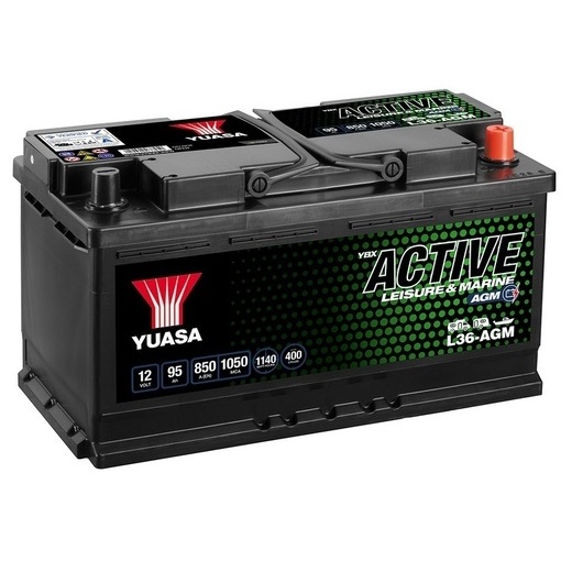 Baterie Yuasa Active Leisure & Marine AGM 12V 95Ah 850A L36-AGM