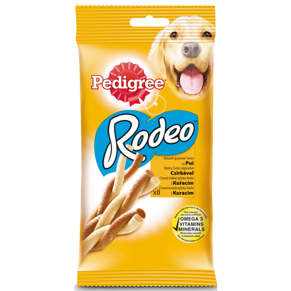 Pedigree Bat Recompensa Cu Pui Pentru Caini Rodeo 140G 14517087